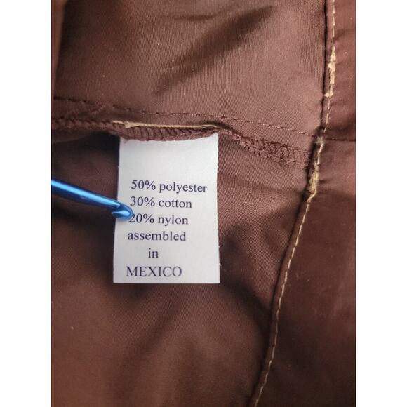 prAna Trinity Pant Sz Womens SZ M Wide Leg Chocolate Brown Gorpcore Outdoor NEW - Picture 11 of 14